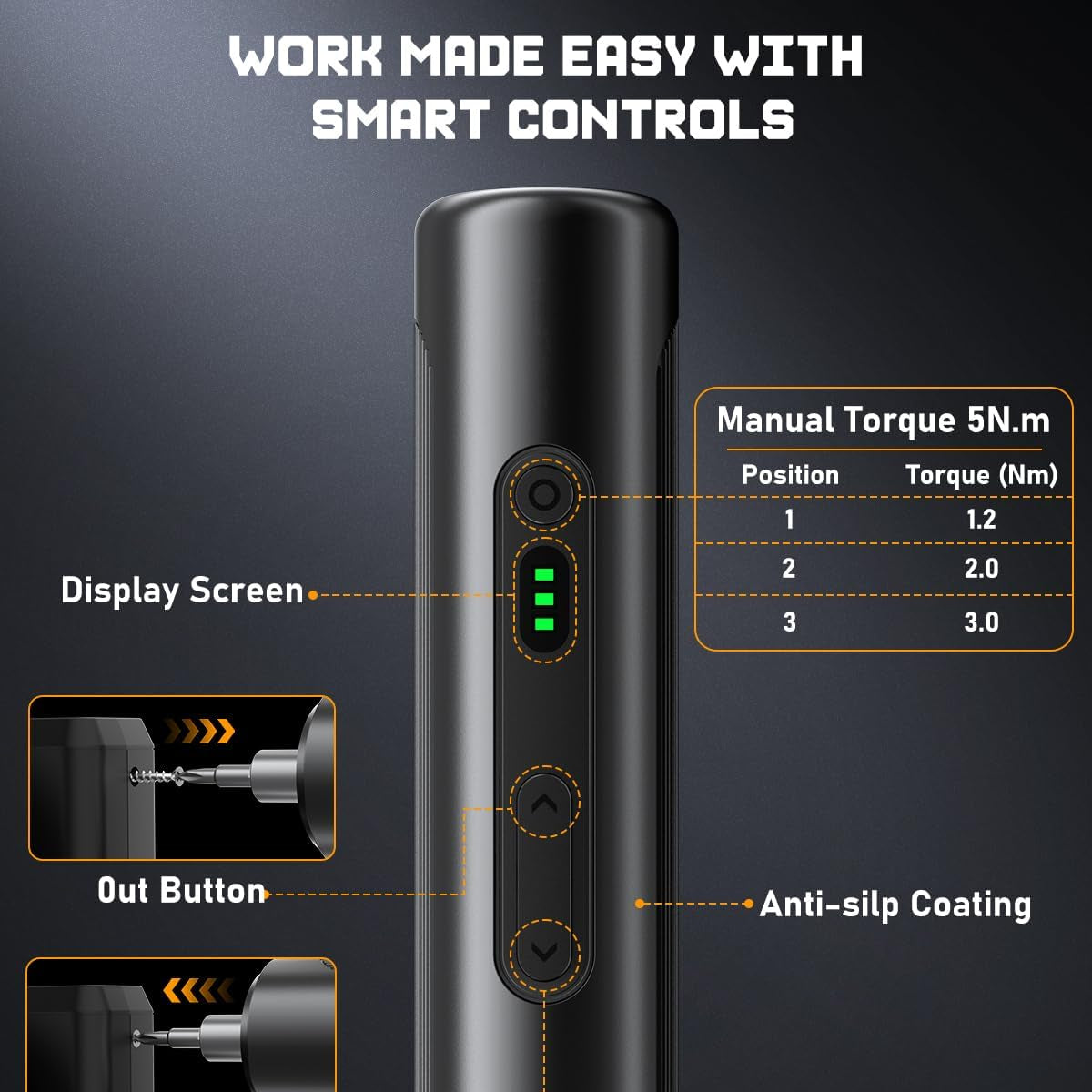 Cordless Electric Screwdriver 36 Precision Bits 1500mAh Rechargeable Home Electronics Repair